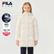 FILA 保暖外套钻石绒 新款 彼得兔联名儿童羽绒服女童2025年冬季