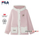 新款 棉服2026年春季 FILA斐乐儿童童装 女中大童外套 新雪丽棉