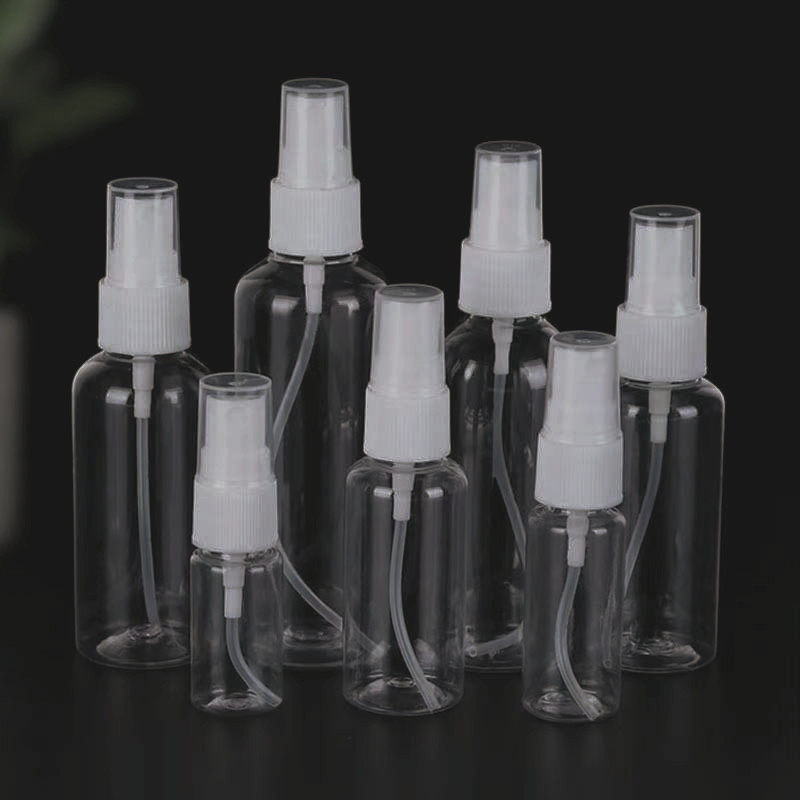 30 50ml透明塑料喷雾瓶细雾分装瓶便携化妆补水香水样品瓶小喷壶