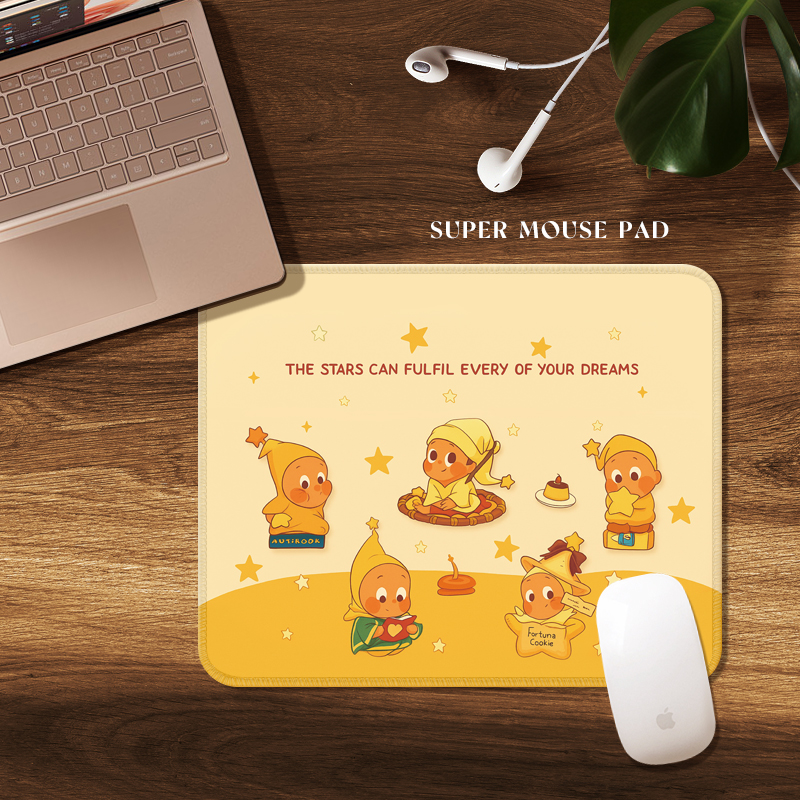 犀膜可爱星星人小号鼠标垫轻奢女