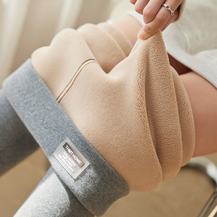 保暖裤 纯棉打底裤 东北特厚大码 加绒加厚羊羔绒棉裤 女外穿秋冬季