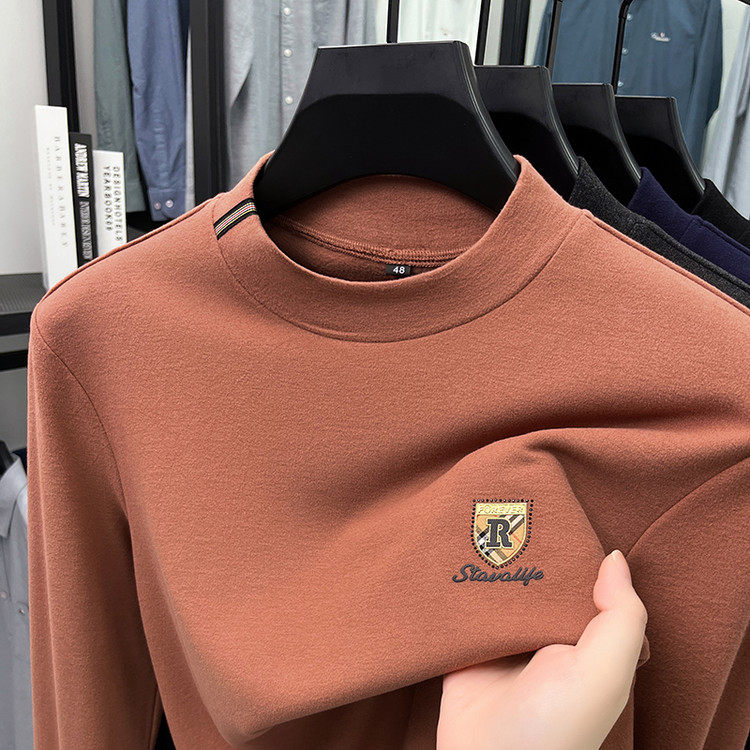 春季新款男士卫衣圆领大码长袖t恤潮流帅气宽松免烫上衣打底衫男