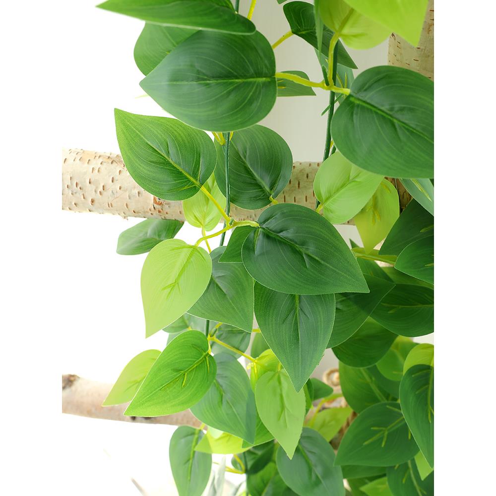 藤条绿萝叶装饰假树叶绿藤藤蔓塑料花藤水管道遮挡空调绿之满