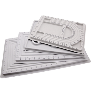 文玩设计盘108珠宝佛珠穿珠串珠DIY手链手串项链台测量刻度展示盘