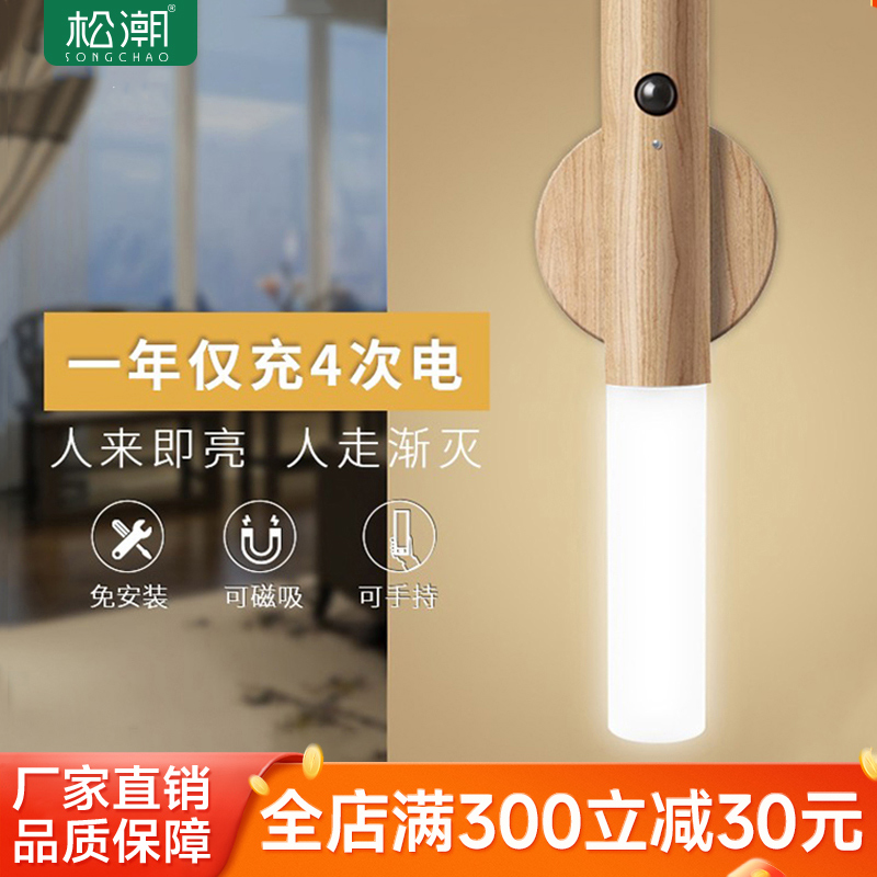 人体感应灯长条led家用智能过道