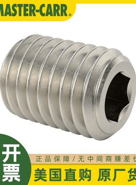McMASTER-CARR美国麦克马斯特M12不锈钢平头紧定螺钉92605A304