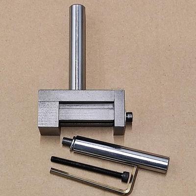 火花机滑块式精密铜公夹具电脉冲电极头45°镀铬优质不锈钢固定夹