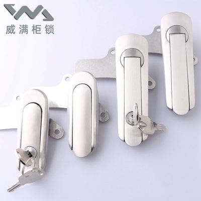 新AB403开关柜锁 电柜箱不锈钢平面锁老AB402动力柜门锁 机箱柜锁