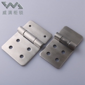 CL128 2不锈钢不对称铰链工业箱柜门合页电器设备门折弯合页