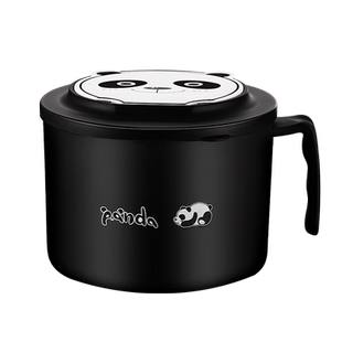 不锈钢泡面碗带盖碗宿舍用学生方便面碗大容量超大碗个人专用饭盒