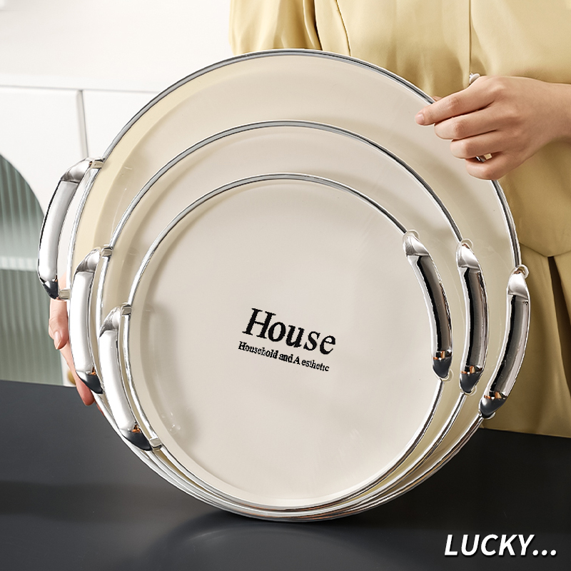 【小杨甄选】摔不坏PET奶油风盘