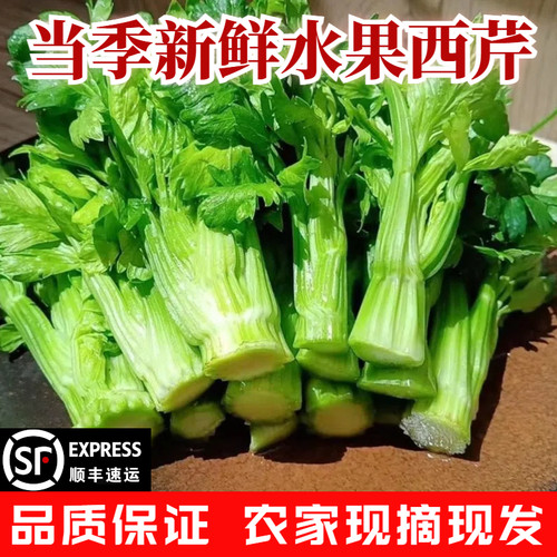 顺丰水果清芹芯新鲜蔬菜生吃即食水果西芹嫩芽酒店特菜水果芽青