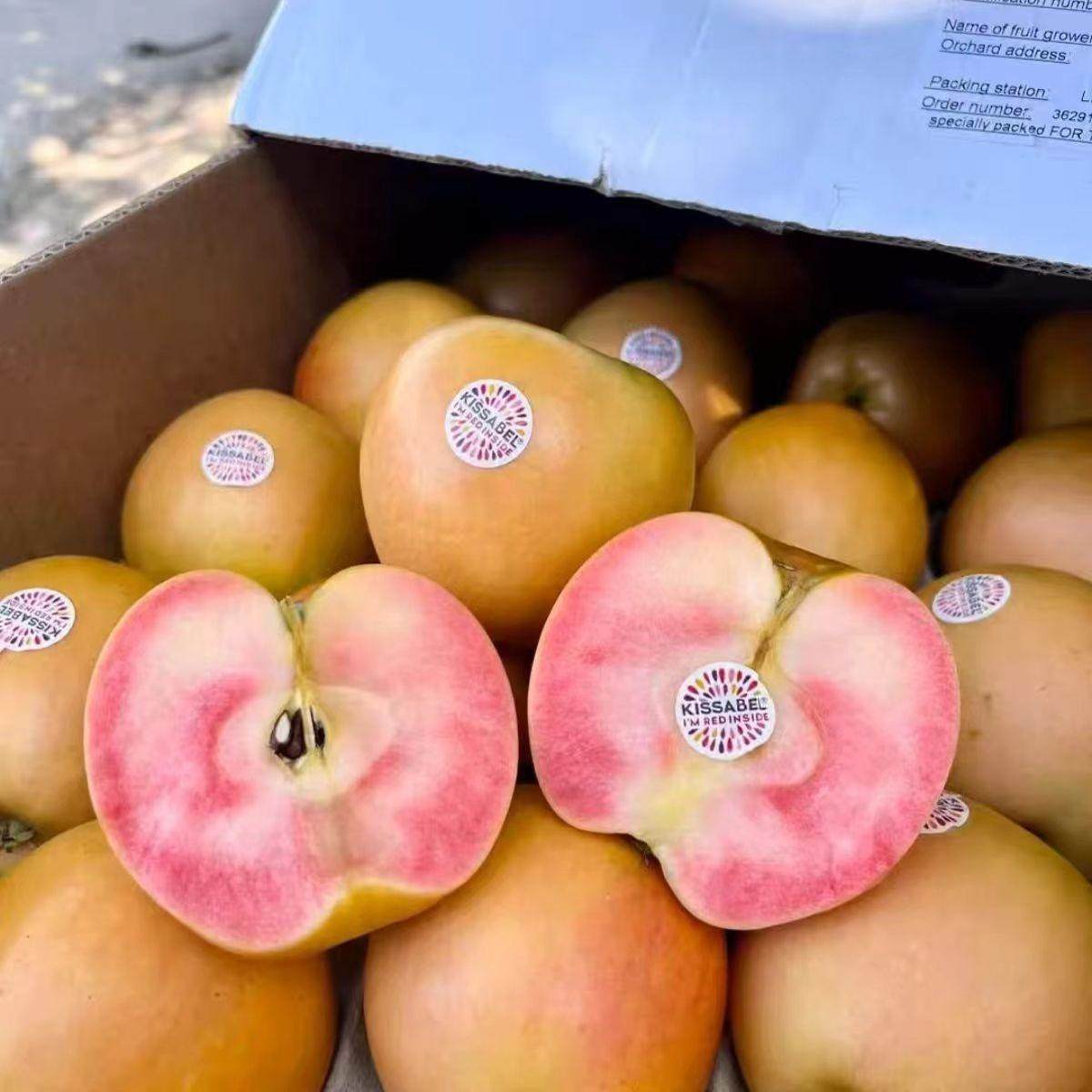 【顺丰】法国樱花粉苹果红肉kissable当季新鲜水果12颗礼盒装酸甜,水产肉类/新鲜蔬果/熟食,苹果,淘宝优惠券,粉丝福利购,淘宝优惠卷