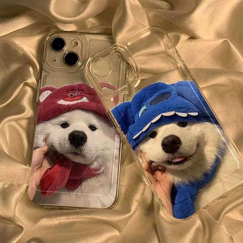 可爱小狗适用小米13pro手机太空壳透明11红米K60防摔note9潮流10A新款适用于苹果17promax手机壳iphone16巨好,3C数码配件,手机保护套/壳,淘宝优惠券,粉丝福利购,淘宝优惠卷