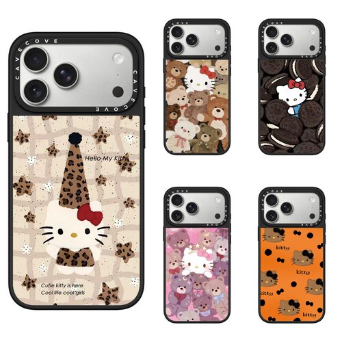 豹纹星星HelloKitty凯蒂猫iPhone17promax手机壳适用于15pro卡通1