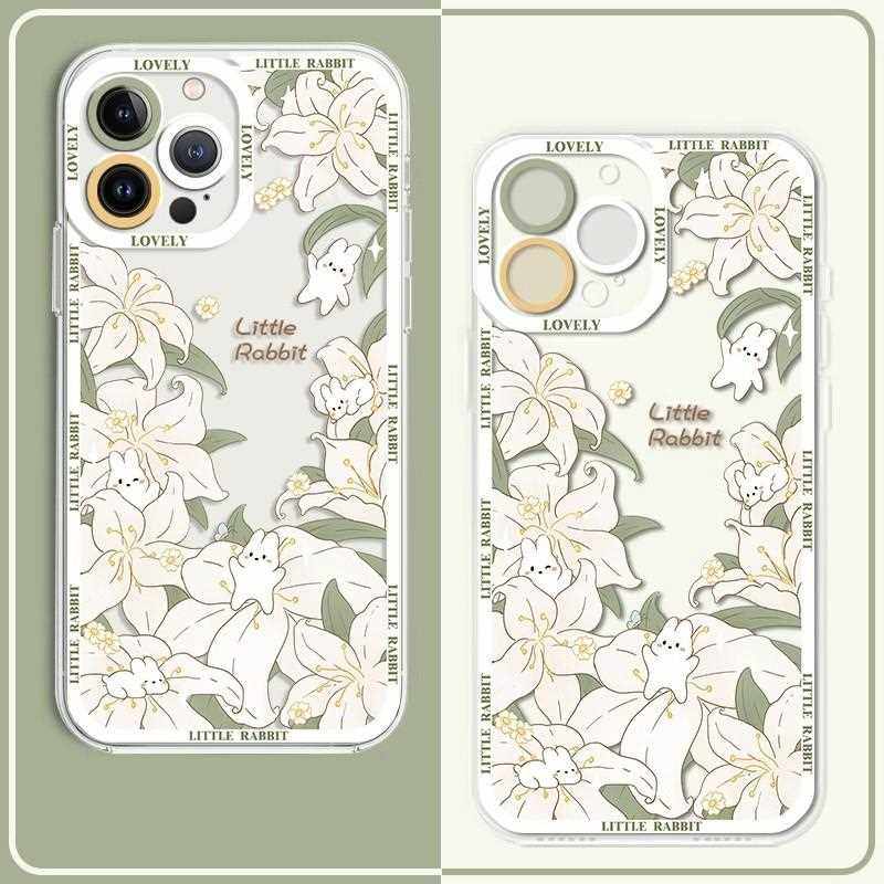 韩风百合兔子天使眼适用VIVOiqoo8手机壳Y76S软壳x90透明s16清新新款适用于苹果17promax手机壳iphone16巨好,3C数码配件,手机保护套/壳,淘宝优惠券,粉丝福利购,淘宝优惠卷