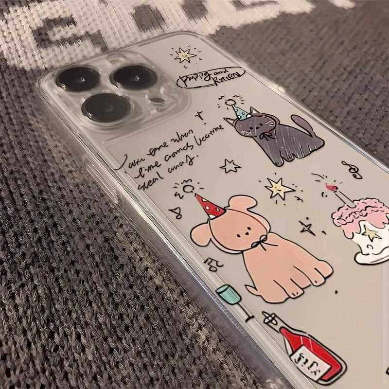 动物派对适用iPhone16plus手机壳15苹果14透明13全包12防摔11新XS新款适用于苹果17promax手机壳iphone16巨好,3C数码配件,手机保护套/壳,淘宝优惠券,粉丝福利购,淘宝优惠卷