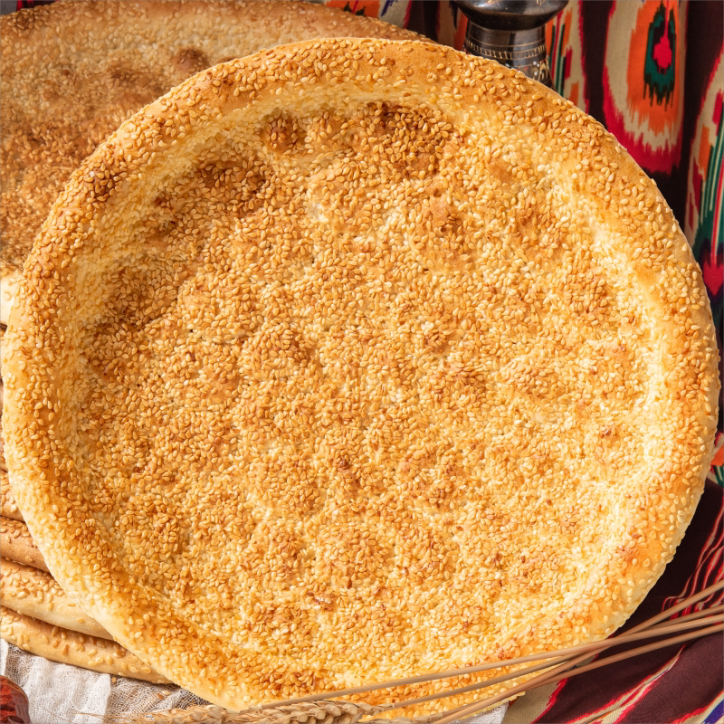【买三送一再送小牛乳馕2个】新疆特产原味大芝麻馕烤馕饼250g/个