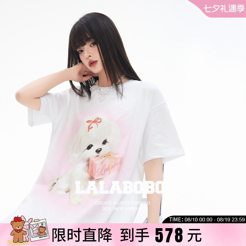 LALABOBO泡芙礼物连衣裙