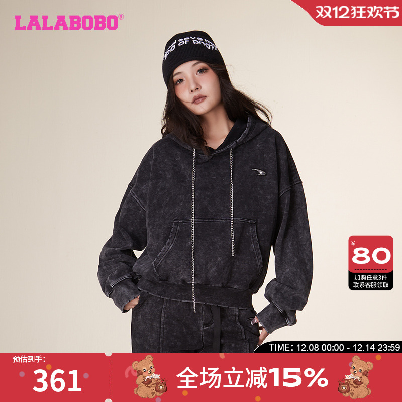 冬季套头卫衣可爱宽松