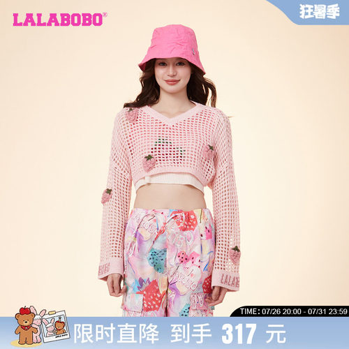 LALABOBO甜美可爱针织衫