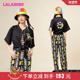新款 彩虹V领尖角休闲衬衫 短袖 LALABOBO2023夏季 LBCB WSWC12