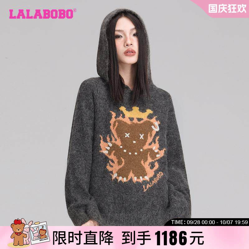 LALABOBO美式复古毛衣