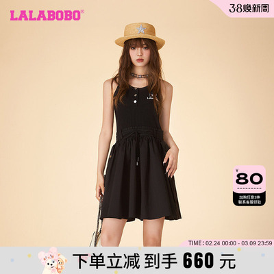 LALABOBO复古休闲连衣裙