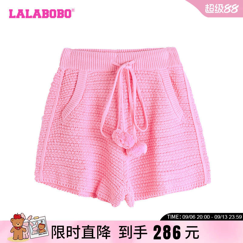 甜美可爱LALABOBO休闲短裤