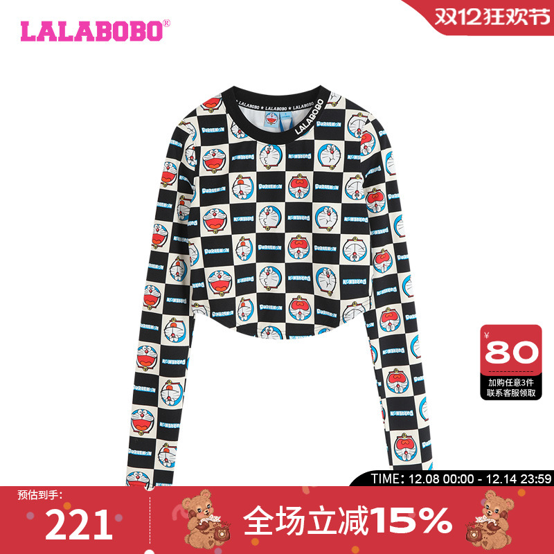T恤可爱长袖LALABOBO拉拉波波
