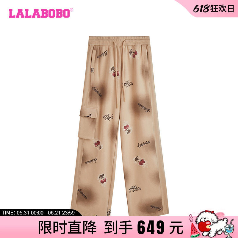 LALABOBO拉拉波波2024秋款休闲裤