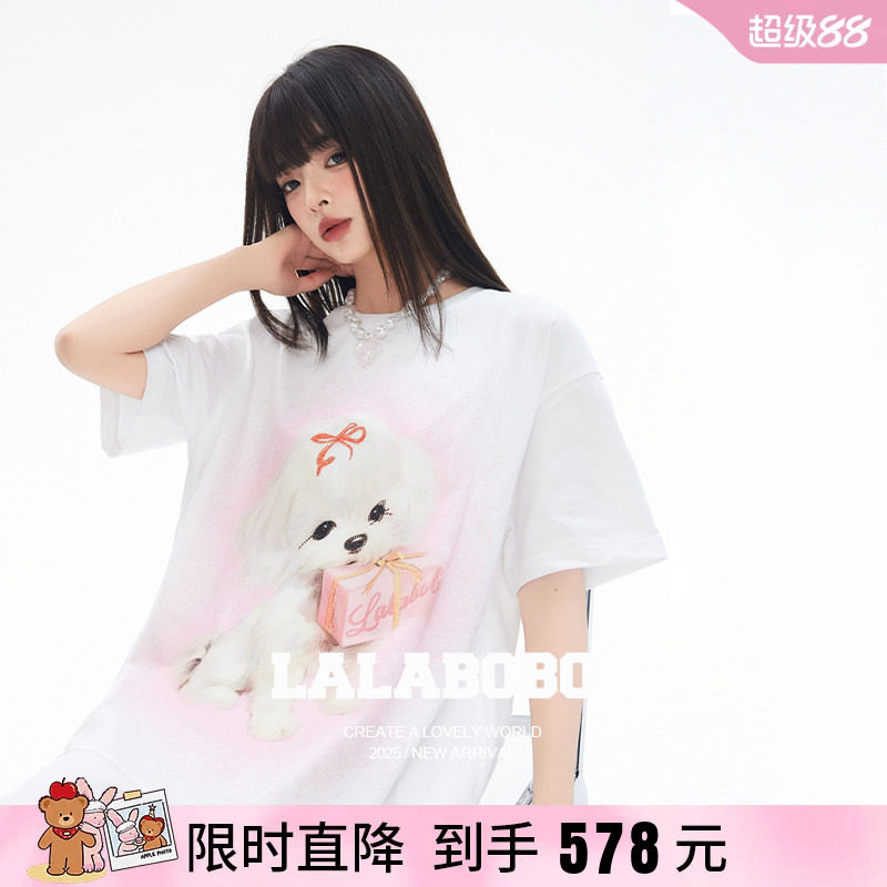 LALABOBO泡芙礼物连衣裙