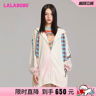 【商场同款】LALABOBO秋季风衣女原创新款潮牌百搭酷气质外套