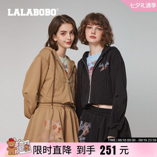 卫衣女新款早秋连帽美式潮外套