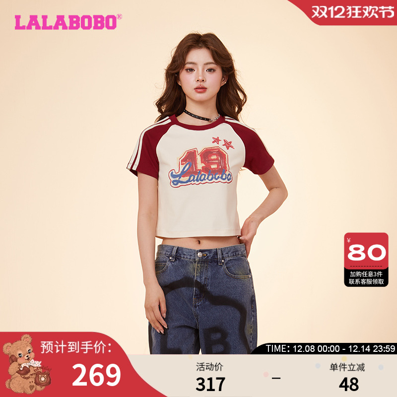 LALABOBO短袖甜美可爱