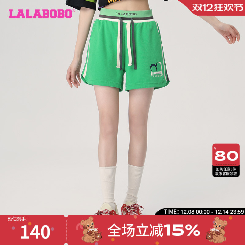 lalabobo2023短裤抽绳美式