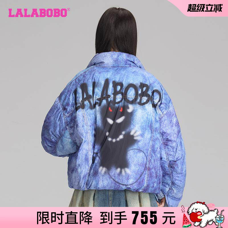 LALABOBO2024冬季新款短款羽绒服
