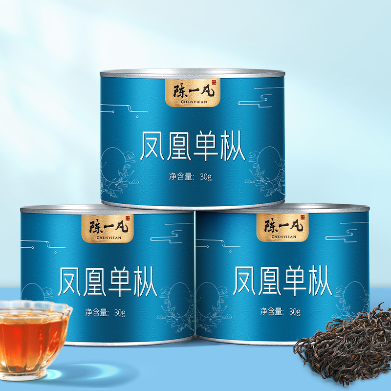 陈一凡鸭屎香凤凰单丛茶叶广东潮州乌龙茶单枞2023新茶春茶罐装