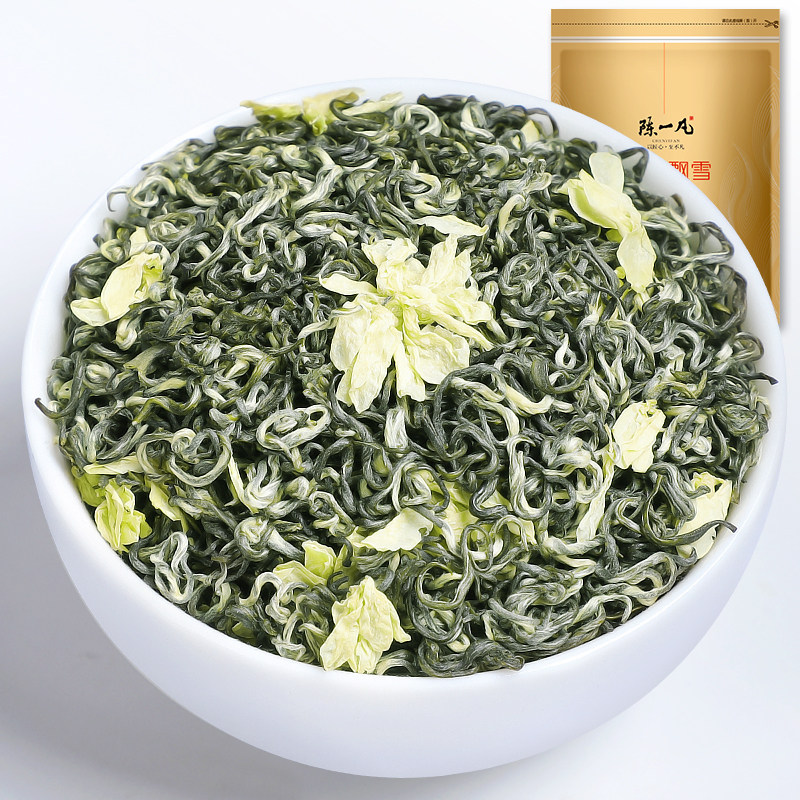 陈一凡特级茉莉花茶茶叶浓香型川派茉莉飘雪精品茉莉绿茶散装250g