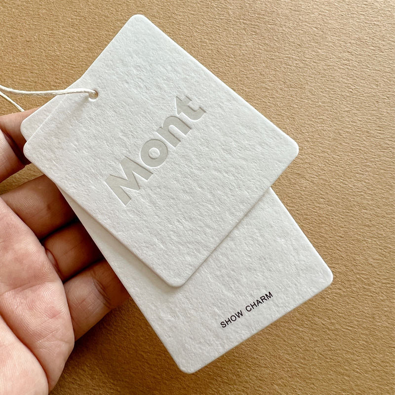 女装吊牌范洛芙艺术纸吊牌定制