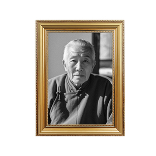 老人遗像框摆台挂墙7-16寸照片相框A3a4实木框定制相片冲印纪念框