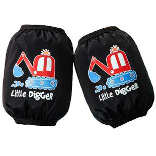 可爱卡通0-3岁宝宝防水袖套婴幼儿男女童秋冬吃饭防油污手套袖头