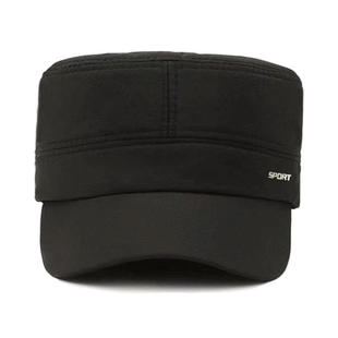 遮阳透气爸爸款 男士 a82 叶落茶声男帽户外中老年平顶帽2025年新款