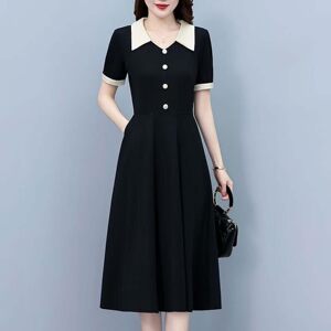 真值良品女装2026夏季新款时尚韩版连衣裙大码潮流修身显瘦长裙a5