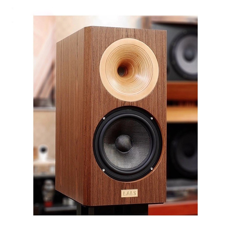台湾原木号角音箱 雷尔斯LALS 8寸无源高保真书架hifi监听发烧级
