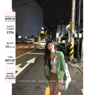 HuoHuo 格调online 叠穿拍档清冷显白100棉松弛廓形格纹落肩衬衫
