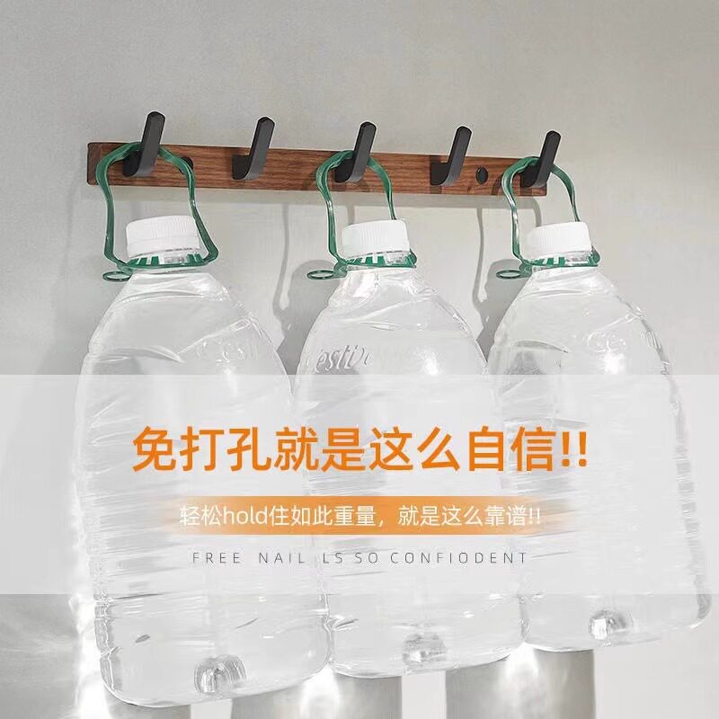胡桃木实木挂钩试衣间免