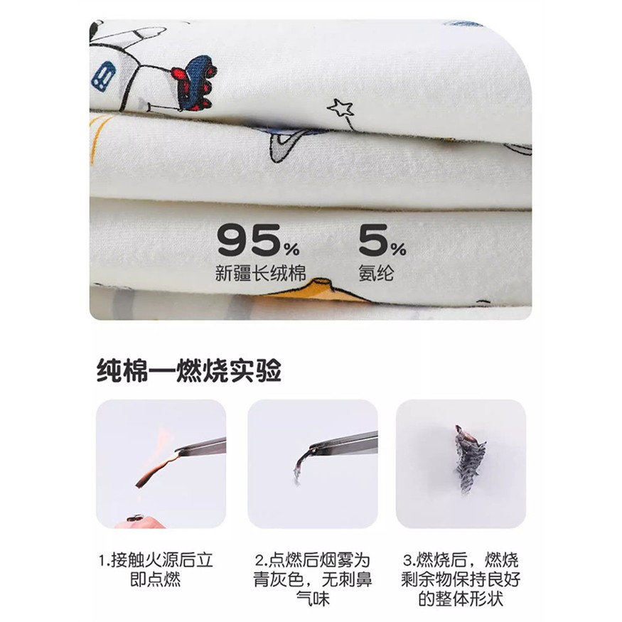 夏季儿童内裤男童a类纯棉