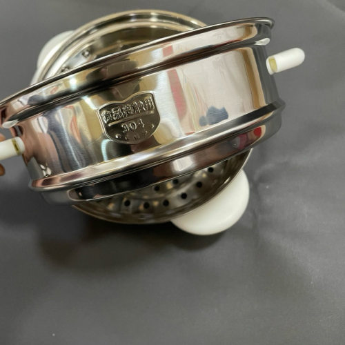 蒸笼凹口美式口16cm304不
