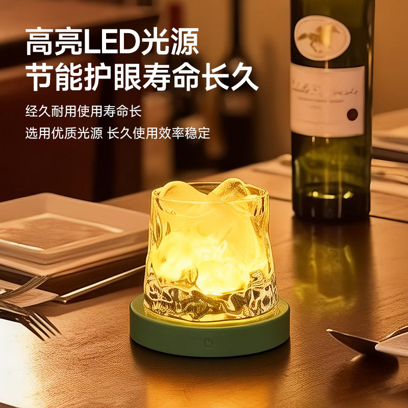 新品led发光杯垫酒吧鸡尾图片
